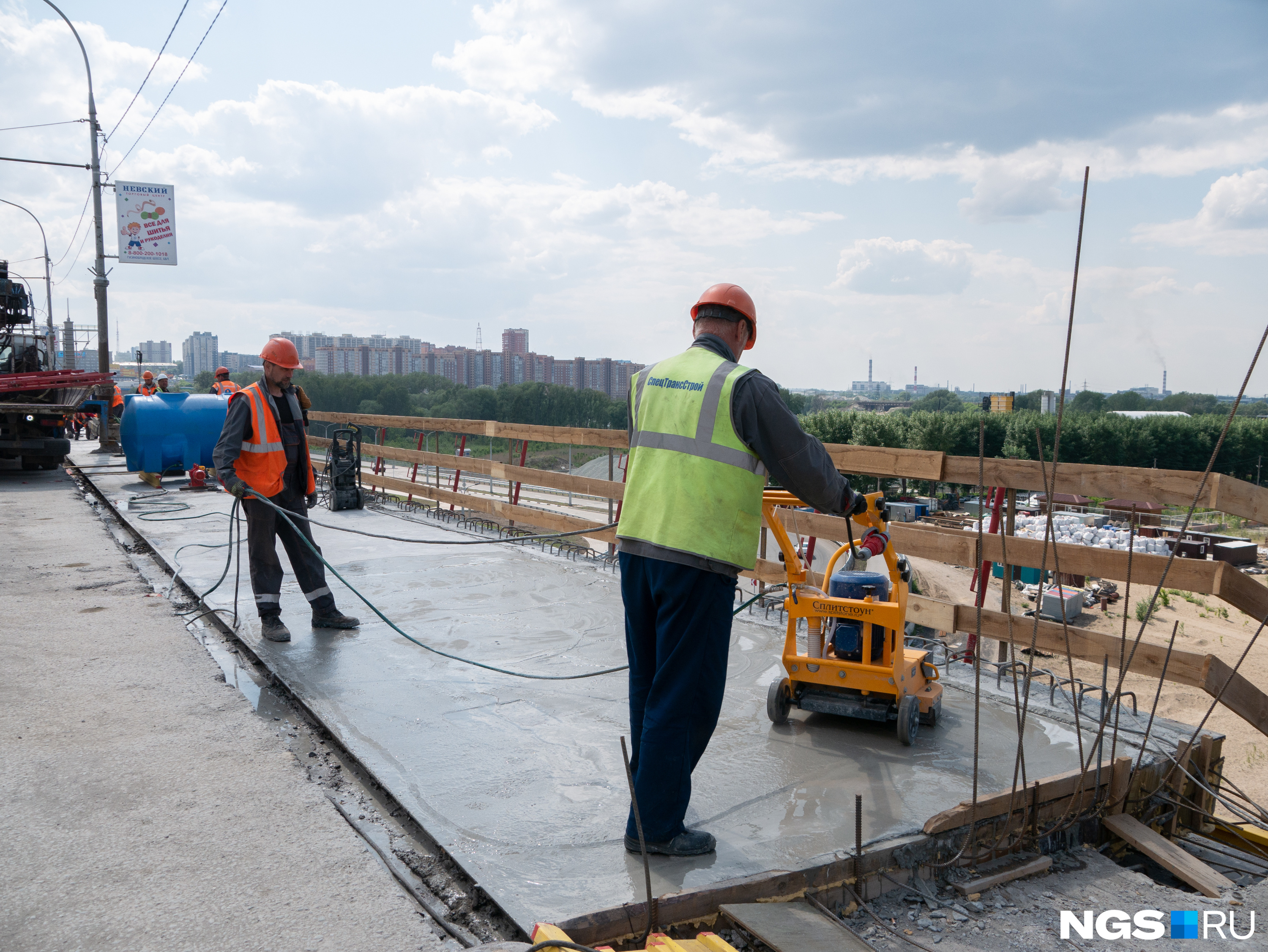 октябрьский мост в новосибирске