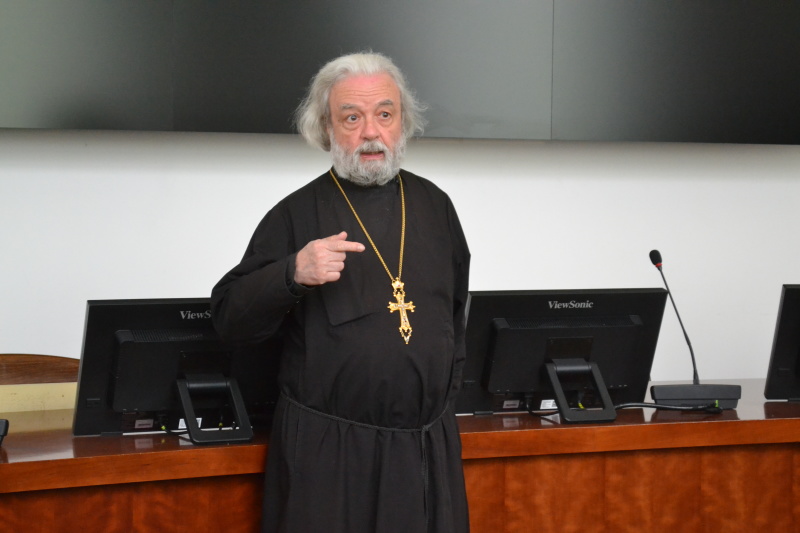 В ЦЭПП МЧС России прошла встреча с протоиереем Александром Ильяшенко