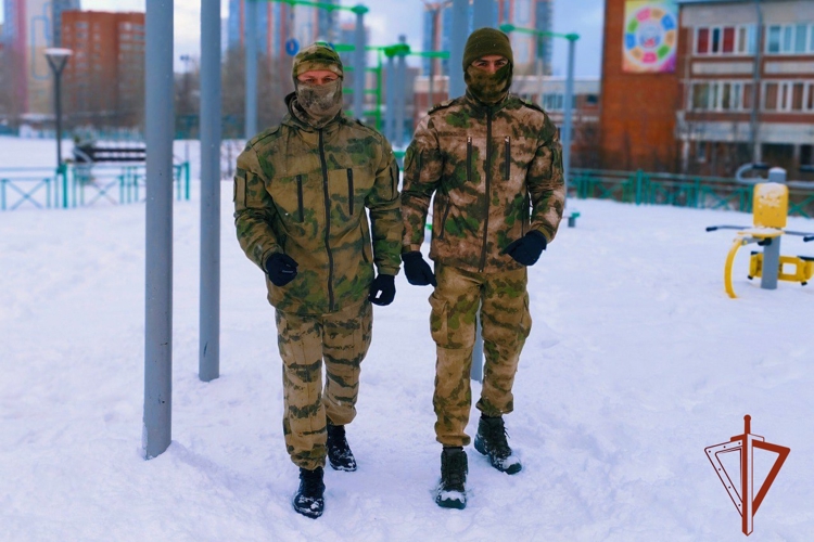 Росгвардейцы из Томской области приняли эстафету в масштабном флешмобе #БегаемвСеверске!