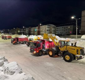 Снегозащитные мероприятия продолжаются в Петропавловске-Камчатском 4