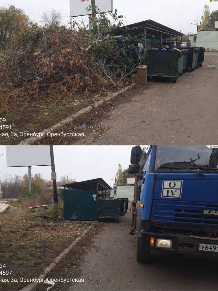 Более 1500 кубометров мусора убрали с улиц Оренбурга за неделю