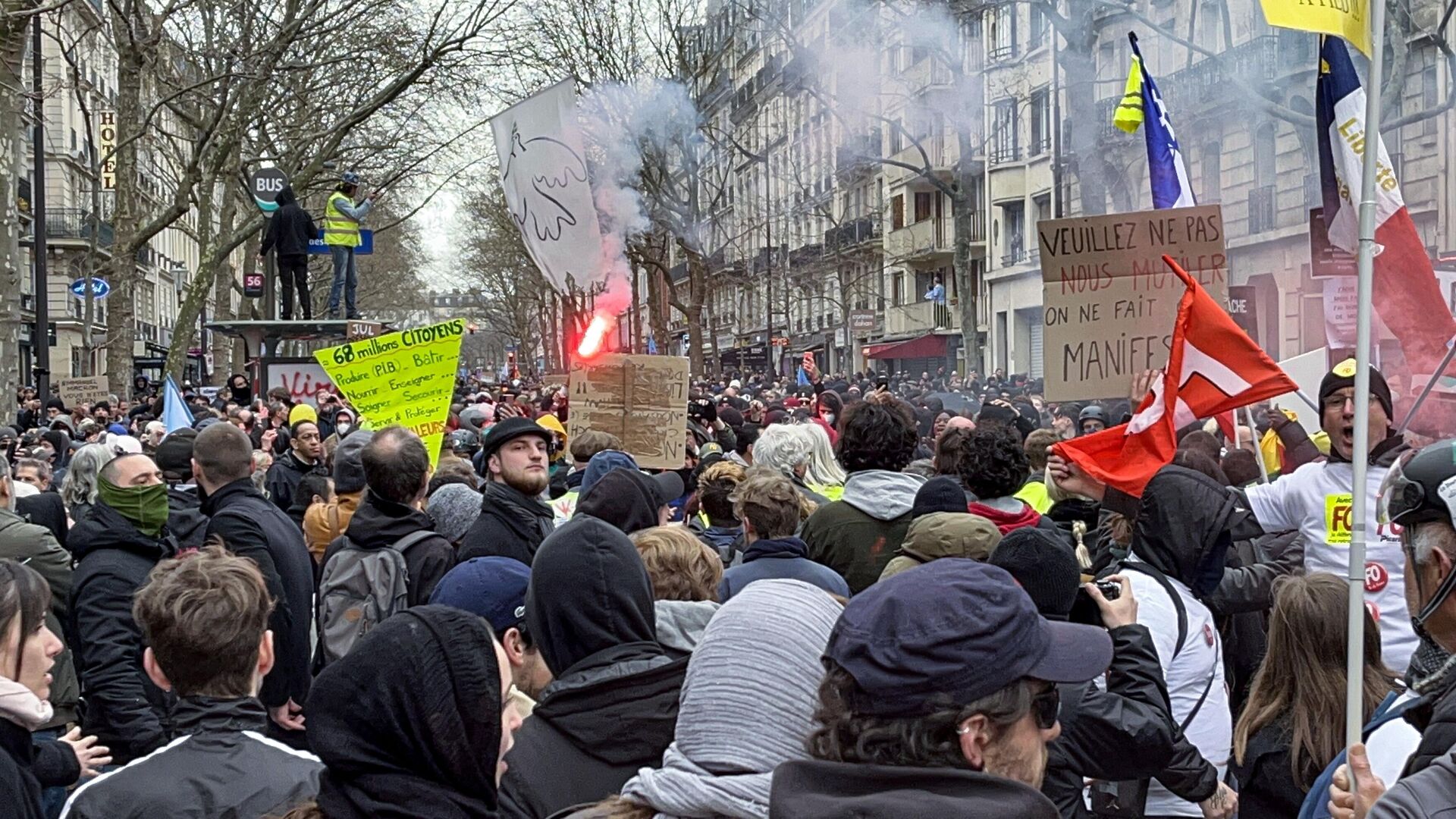 франция протест