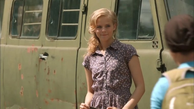 Александра Бортич сыграла роль Нины Крутовой в российском спортивном драматическом телесериале «Выстрел»