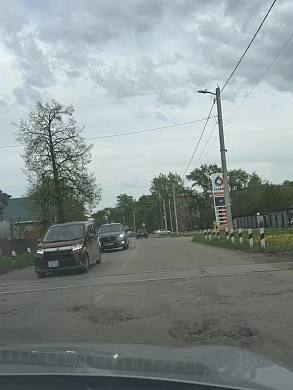 Новая дорога, ведущая к выезду на Кинешму разрушена