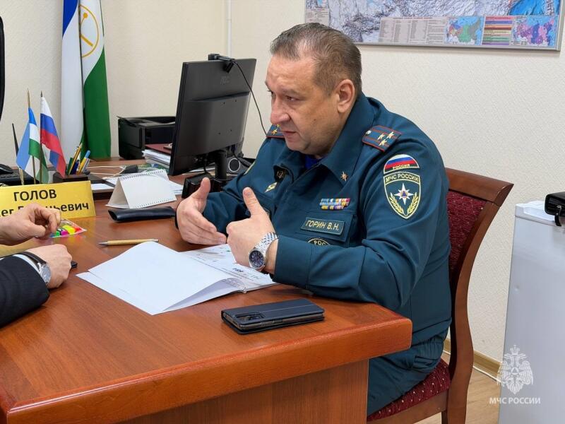 Рабочая встреча начальника Главного управления Владимира Горина и Сенатора Совета Федерации Федерального Собрания Р.Ф. Олега Голова