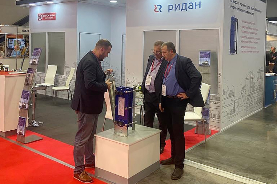 Компания «Ридан» представила теплообменное оборудование на выставке «НЕВА 2023» в Санкт-Петербурге