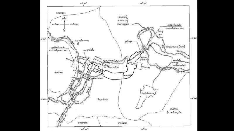 Схема тоннеля с подъездными дорогами из Королевского декрета, подписанного 31 мая 2023 года. Фото: PR Patong