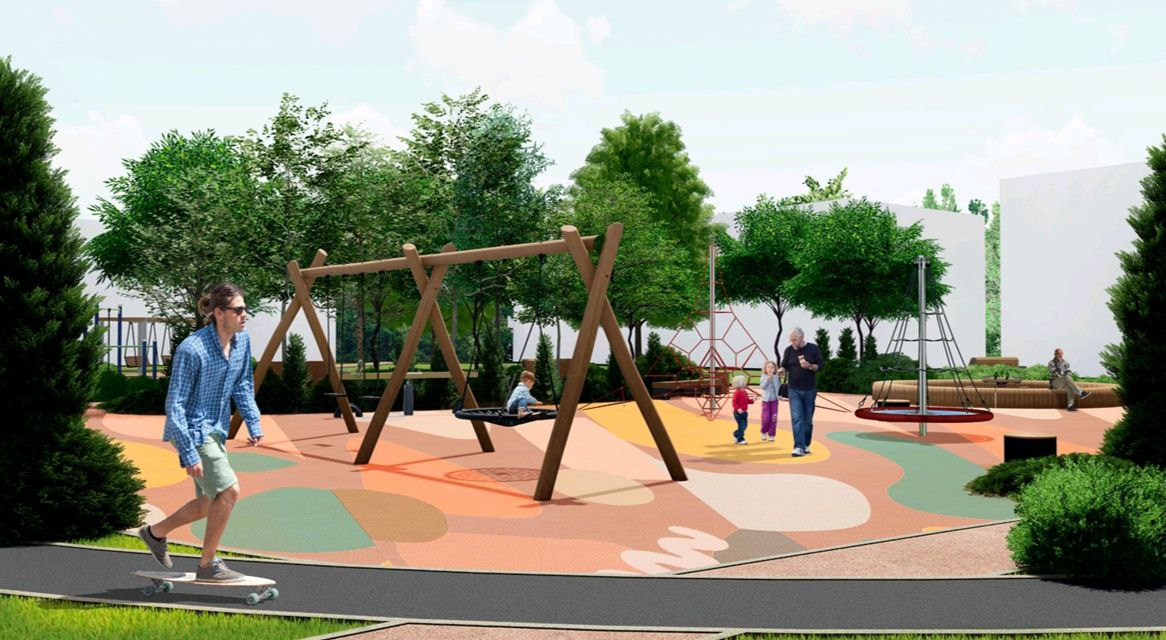 Конкурс на благоустройство территории возле вокзала. Territory near house to describe. Детская площадка на нижневолжской набережной нижний новгород. Широкий тротуар. Планируется благоустройство.