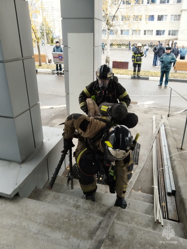 В Российском Университете Дружбы Народов прошли пожарно-тактические учения