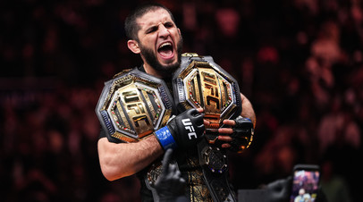 Чемпион UFC в полусреднем весе Ислам Махачев