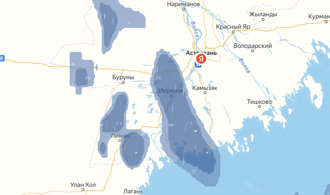 Погода в астрахани карта осадков онлайн в реальном времени
