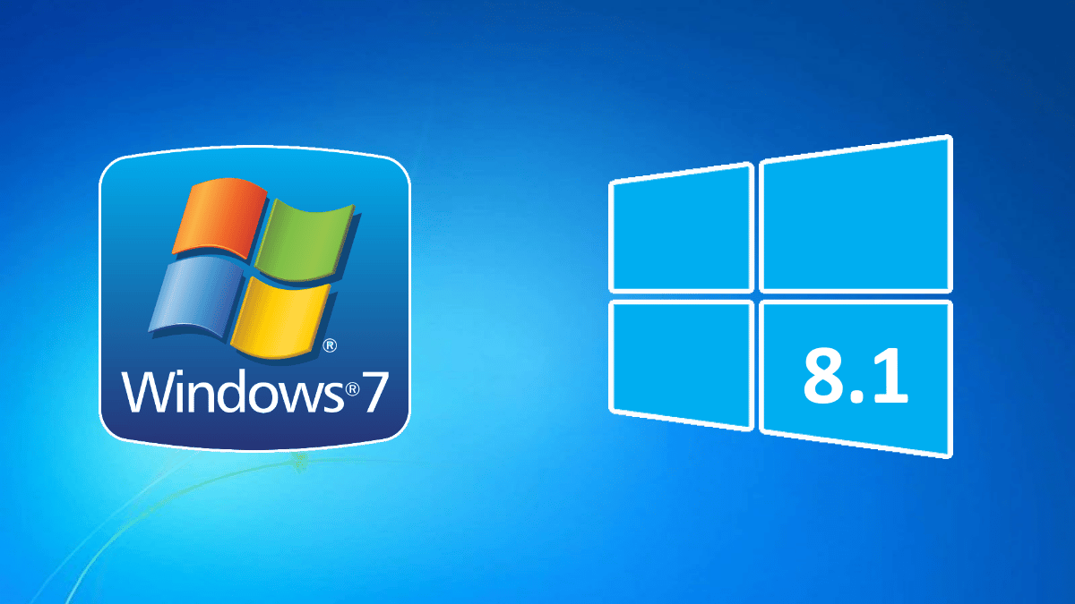 Устаревшие виндовс. Microsoft прекращает поддержку Windows 7. Windows 8.1. Windows logo 7 и Windows 8.1. Новый логотип виндовс 10.