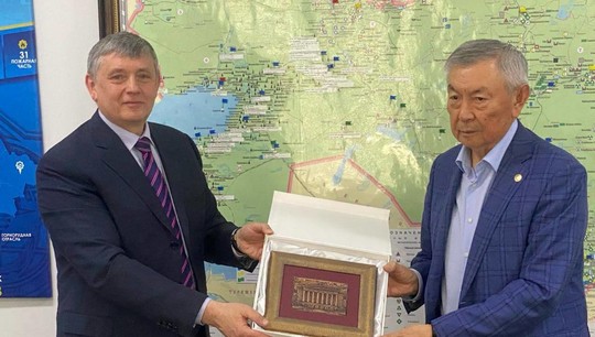 Встреча Виктора Кокшарова и Нуртая Абыкаева состоялась в Алма-Ате