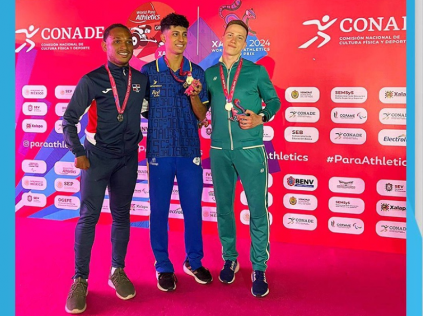 Астраханский паралимпиец завоевал медали за свой бег на гран-при в Мексике
