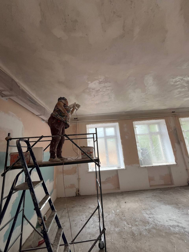 В лицее имени Шпагина идут масштабные ремонтные работы