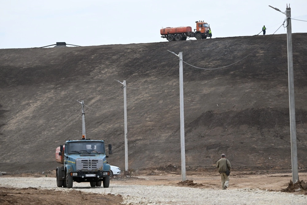 Работы по рекультивации на полигоне твердых коммунальных отходов "Самосырово" в Казани в рамках федерального проекта "Чистая страна" национального проекта "Экология".