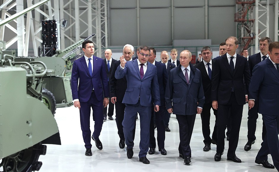 В ходе посещения ПАО «Мотовилихинские заводы».