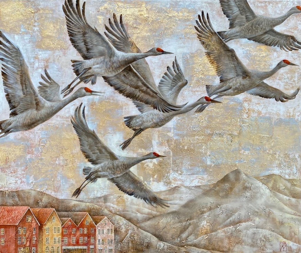 Мария Аристова. Золотые облака..jpg