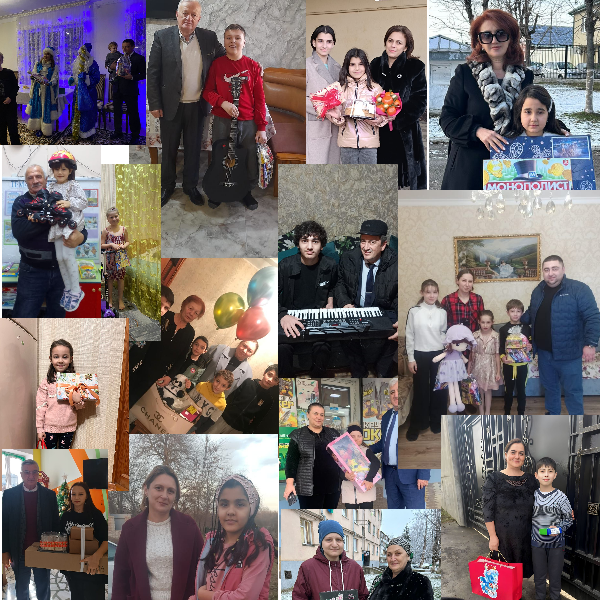 Руководство Баксанского района исполнило 50 новогодних желаний детей