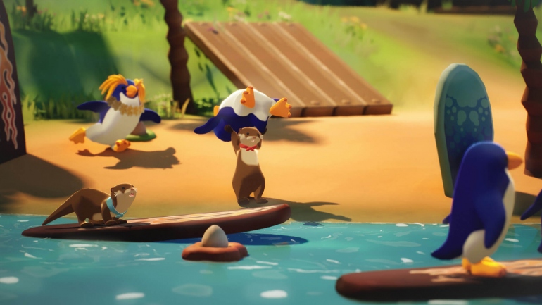 В Steam вышла бесплатная кооперативная игра про выдрочек That One Otter Game