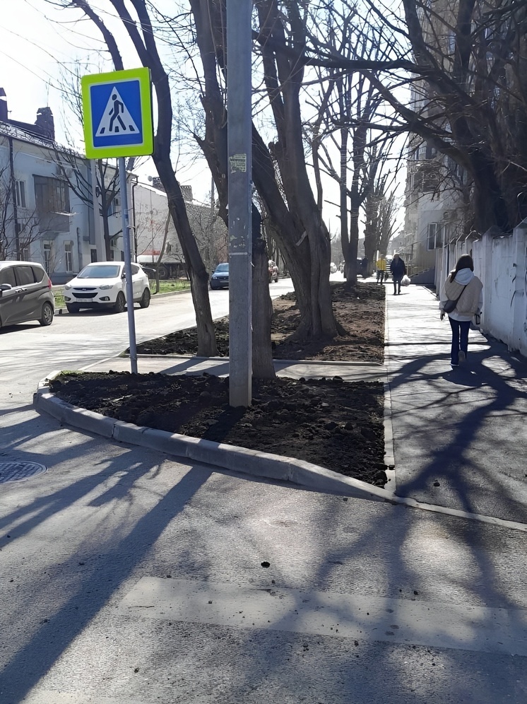В 39 избирательном округе Краснодара появился новый тротуар