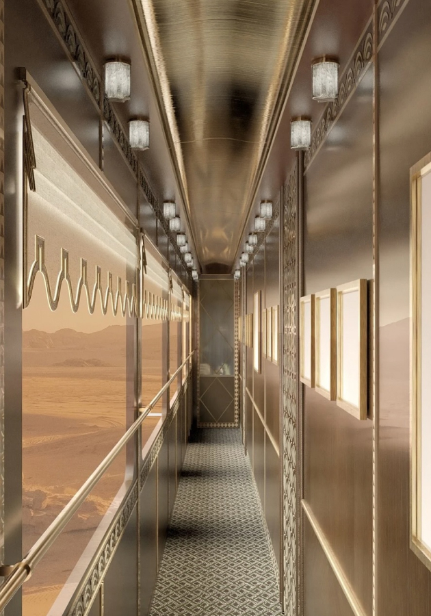 Dream of the Desert: первый поезд класса люкс на Ближнем Востоке запустят в 2026 году