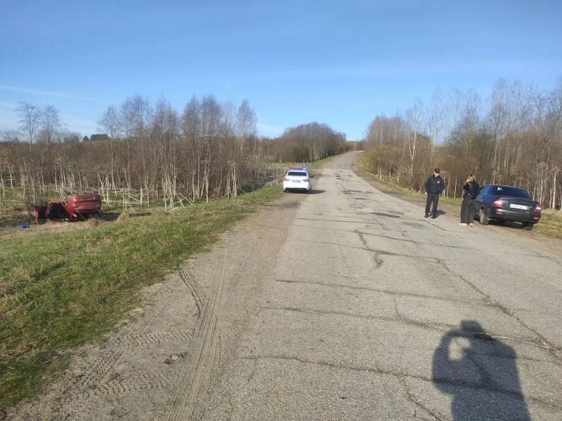 В Коми за сутки в кювете оказались три автомобиля
