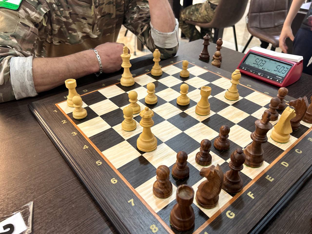 Турнир по шахматам, среди ветеранов боевых действий