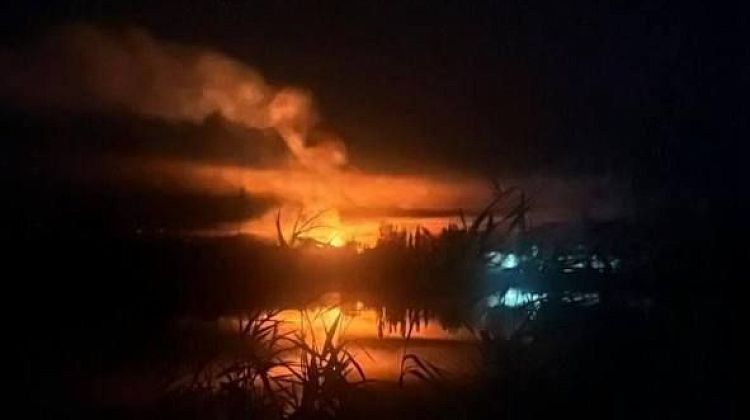 Удары по Украине! Черноморск пылает, горит порт с оружием НАТО, Кривой Рог - болезненные потери 