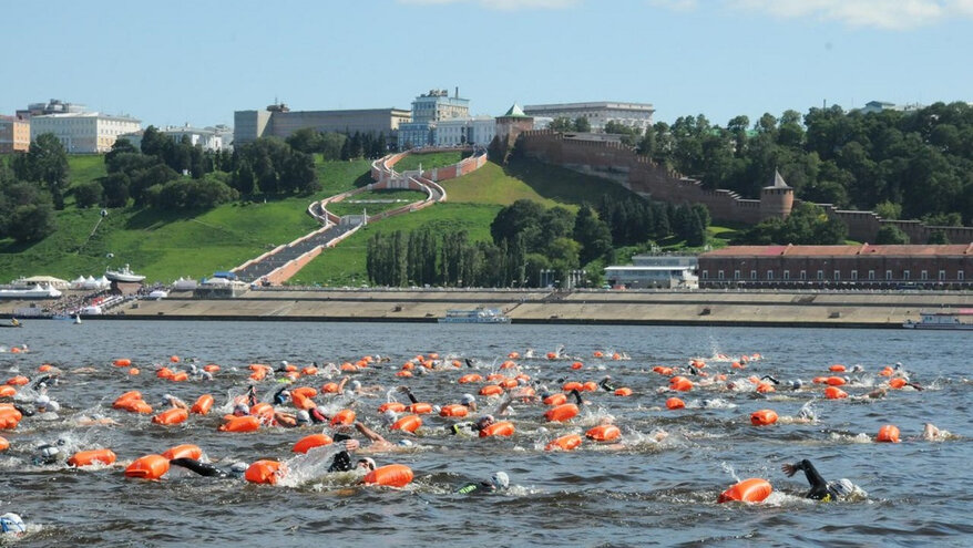 Нижний новгород в воде фото