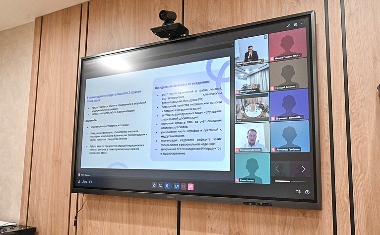 Заместитель Председателя Совета Федерации Инна Святенко провела заседание рабочей группы «Социальные проекты» Агентства стратегических инициатив