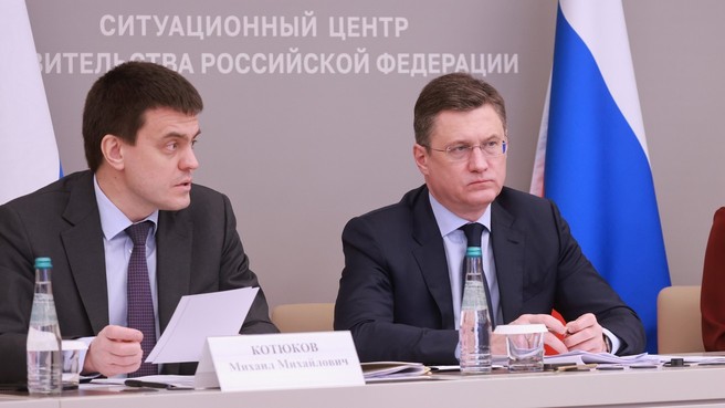 Александр Новак провёл заседание организационного комитета по подготовке и проведению празднования 400-летия Красноярска. С губернатором Красноярского края Михаилом Котюковым