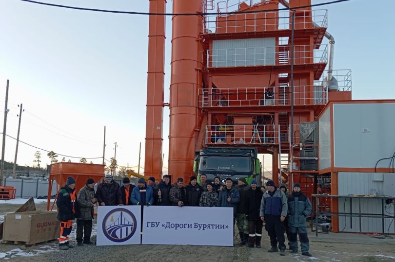 В отдаленном северном районе Бурятии открыли асфальтобетонный завод
