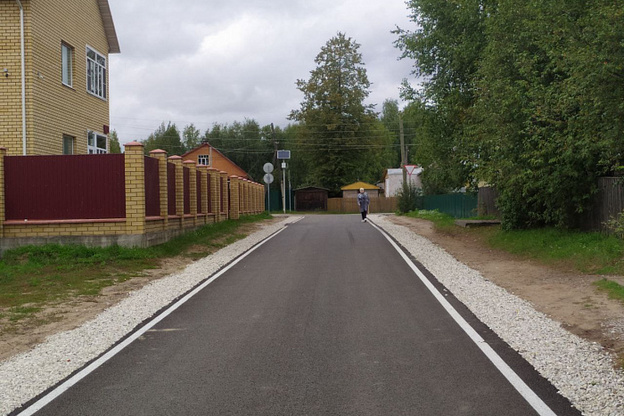 В Лузе отремонтировали дорогу у школы после обращения жителей