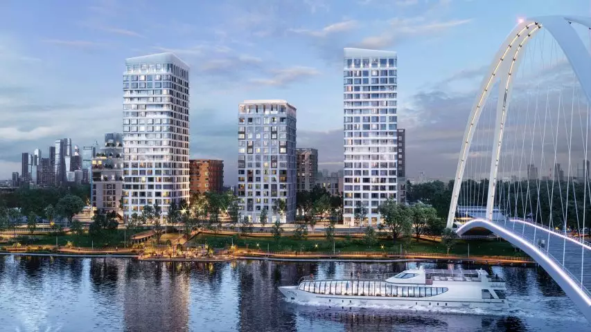 В северной части Мнёвниковской поймы стартовало строительство двух новых очередей проекта Остров