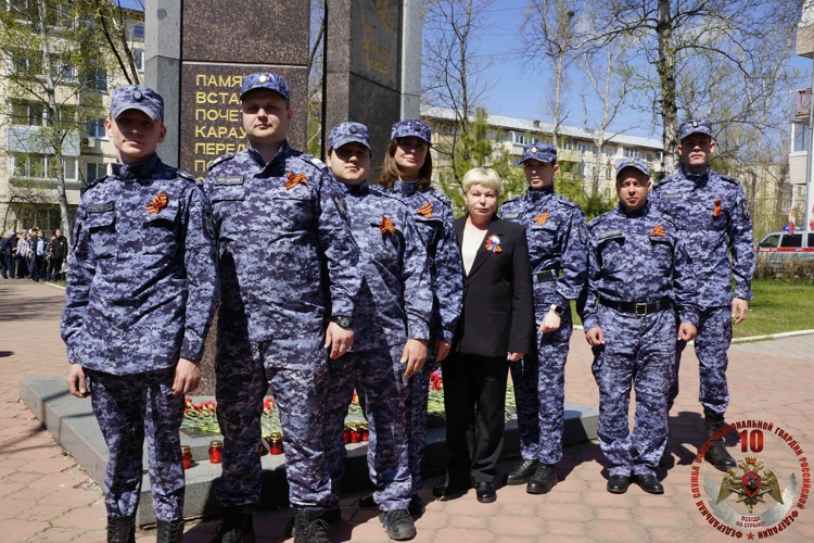 В Хабаровске росгвардейцы стали участниками Всероссийского автопробега «Вахта памяти. Сыны Великой Победы»