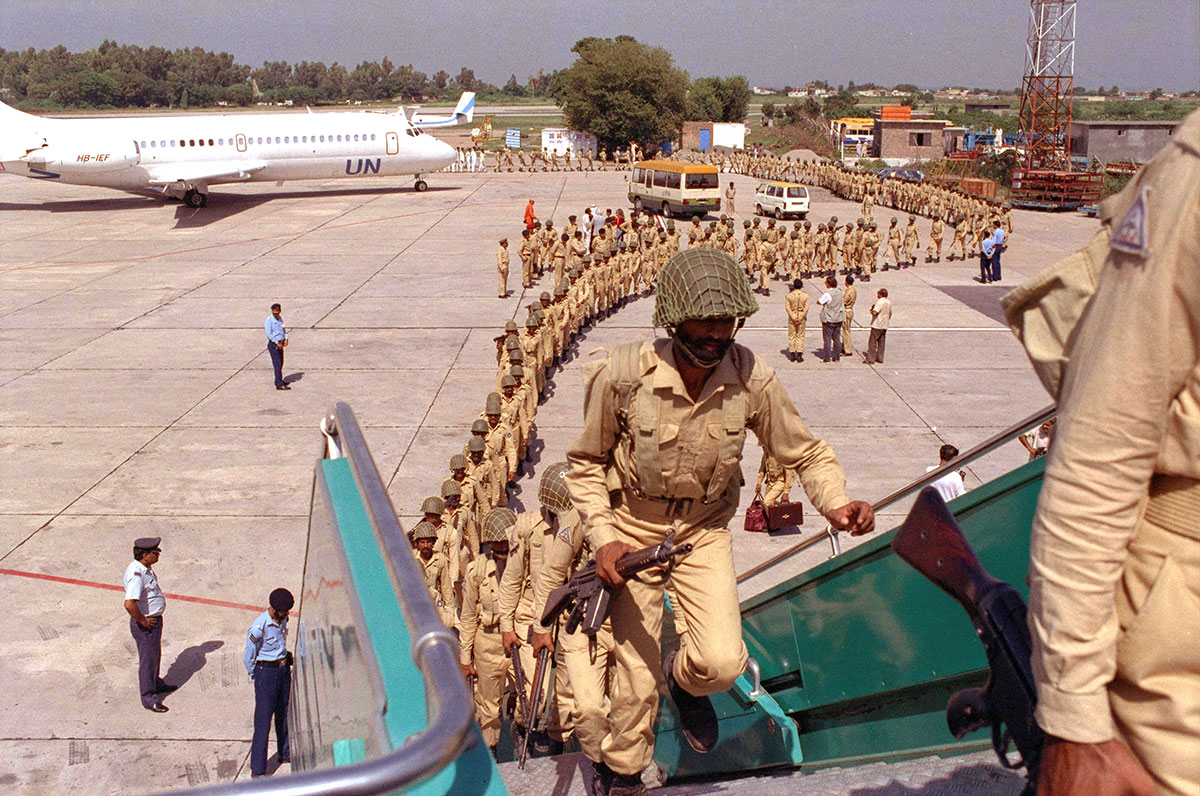 Пакистанские военнослужащие отправляются в Саудовскую Аравию