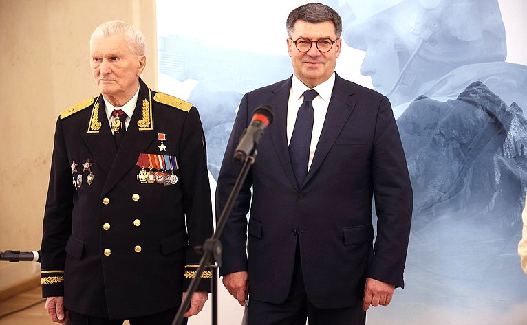 Николай Журавлёв принял участие в церемонии открытия выставки «Группа «Альфа». Первые полвека» в Музее современной истории России