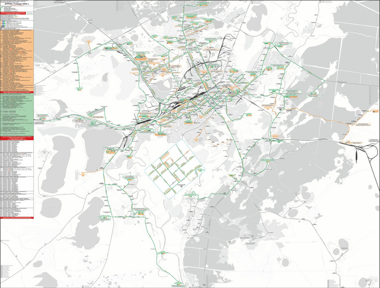 Карта автобусов курган онлайн