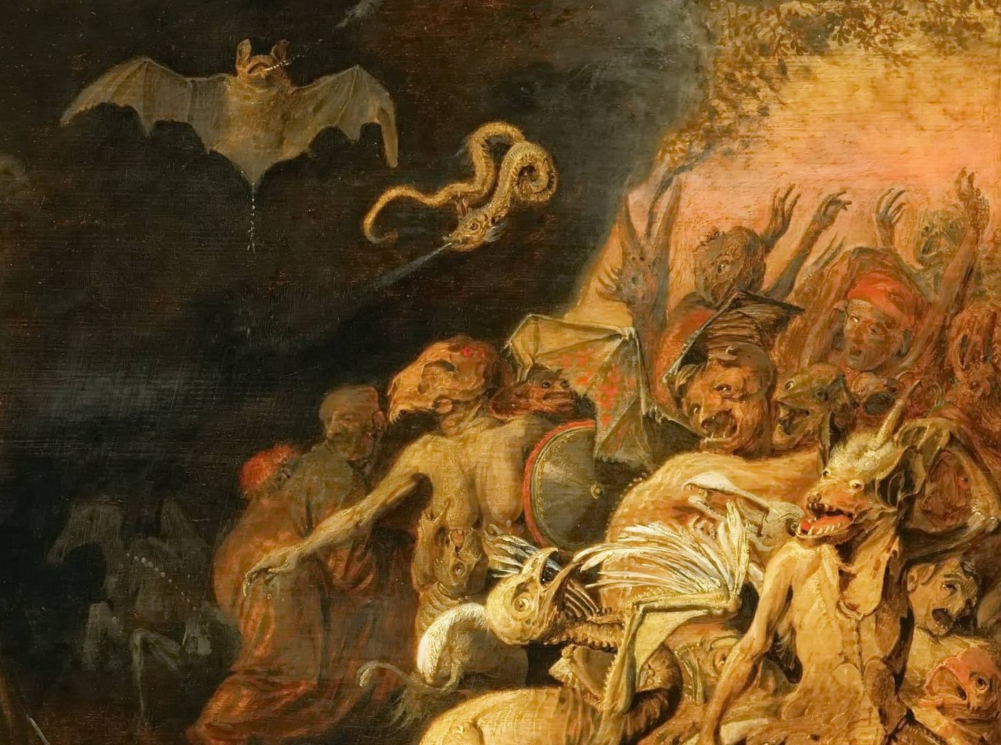 Давид Рейкарт. Безумная Грета (фрагмент). 1650