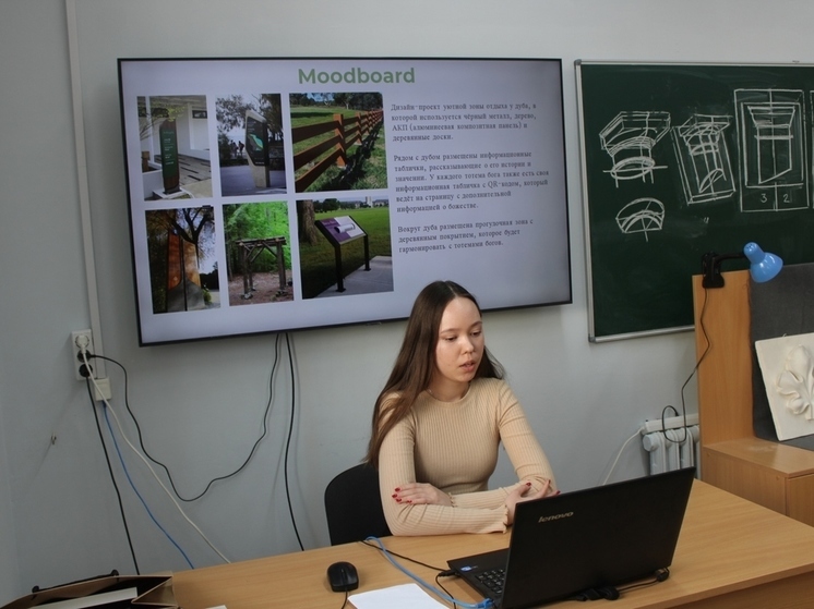 Студенты ЧГУ представили проекты благоустройства территории у «Старейшины чувашских дубрав»