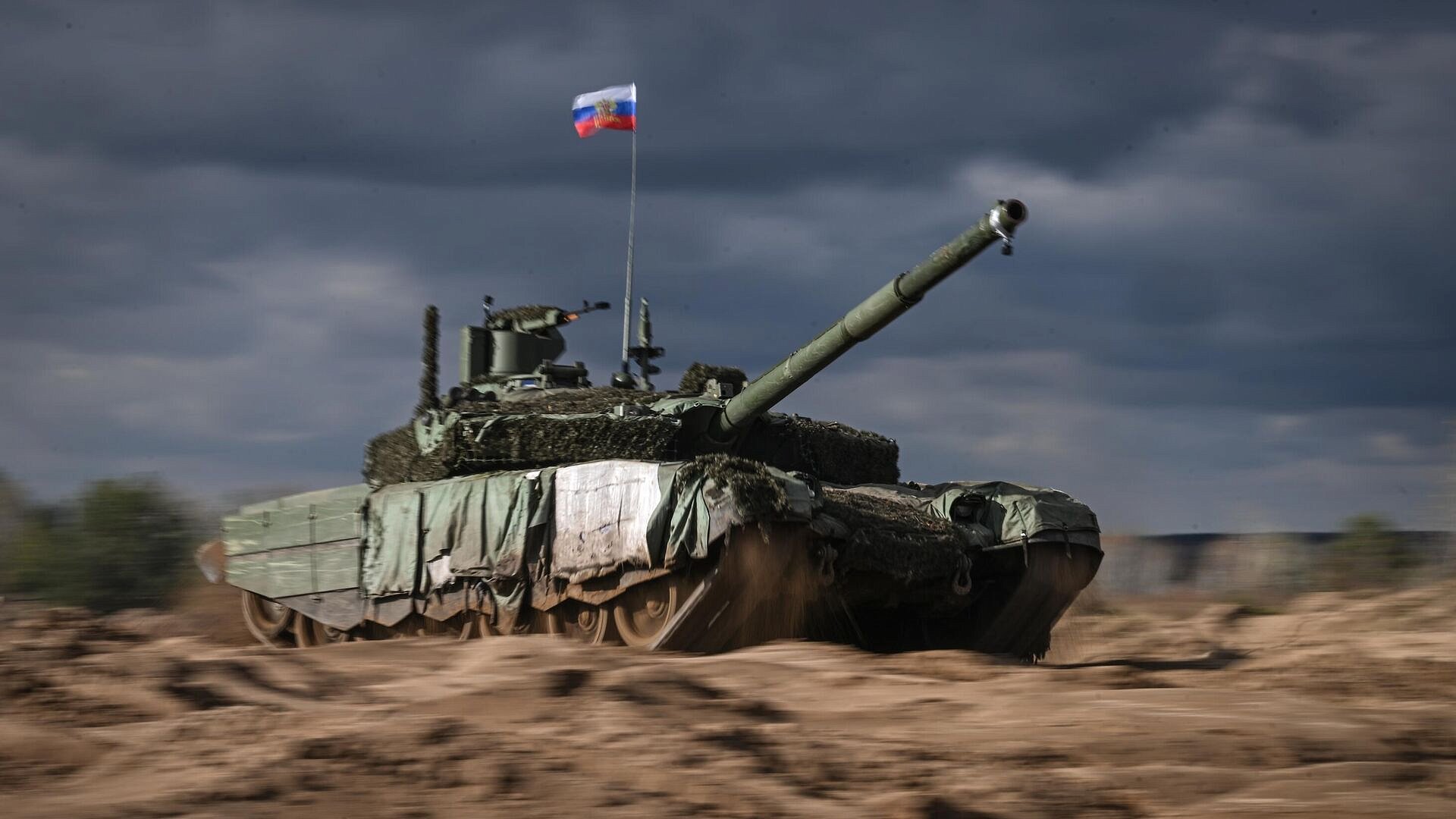 В акции 