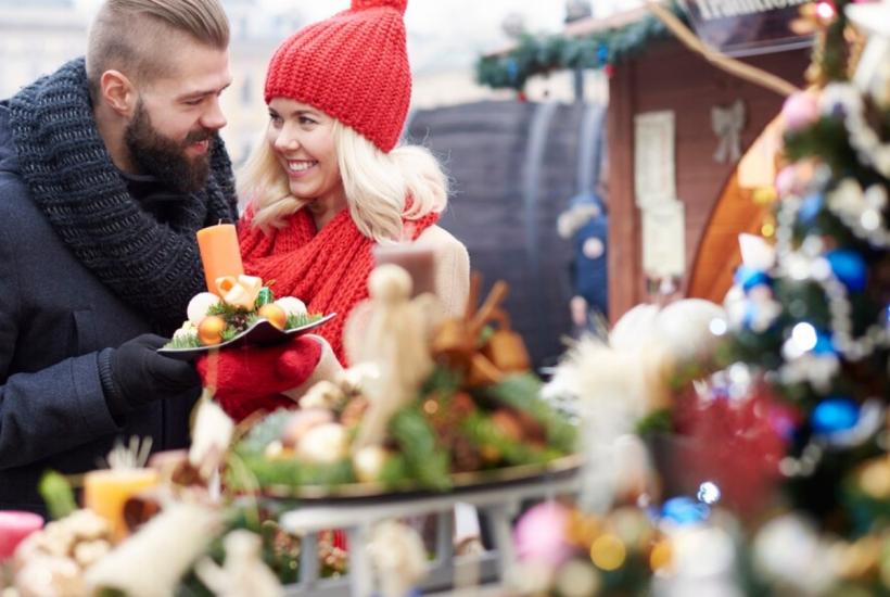 На рождественской ярмарке