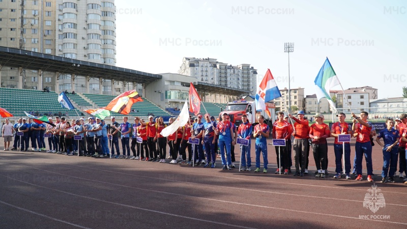 В Республике Дагестан завершились Всероссийские соревнования по пожарно-спасательному спорту