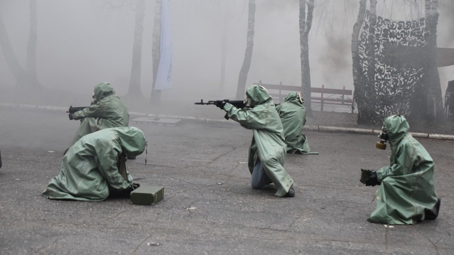 Руководство регионального Управления Росгвардии приняло участие в закрытии военно-патриотических сборов среди десятиклассников Рязанской области