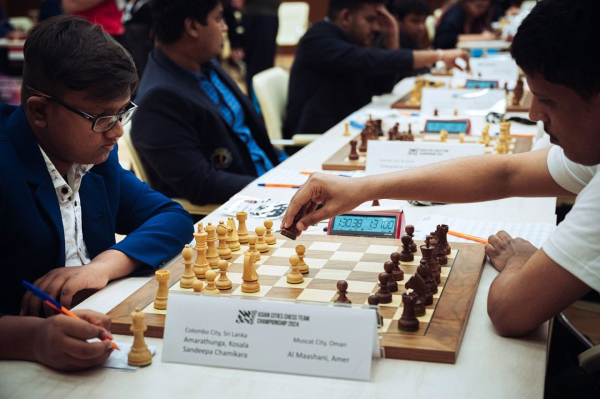 Сборная Сургута обыграла Иран и вышла в лидеры чемпионата азиатских городов по шахматам