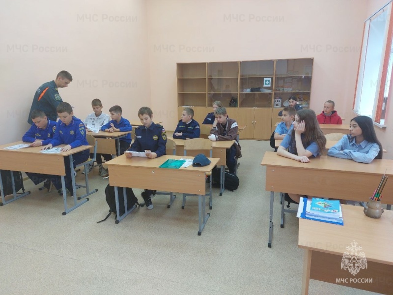 В Борисовской школе прошёл урок безопасности