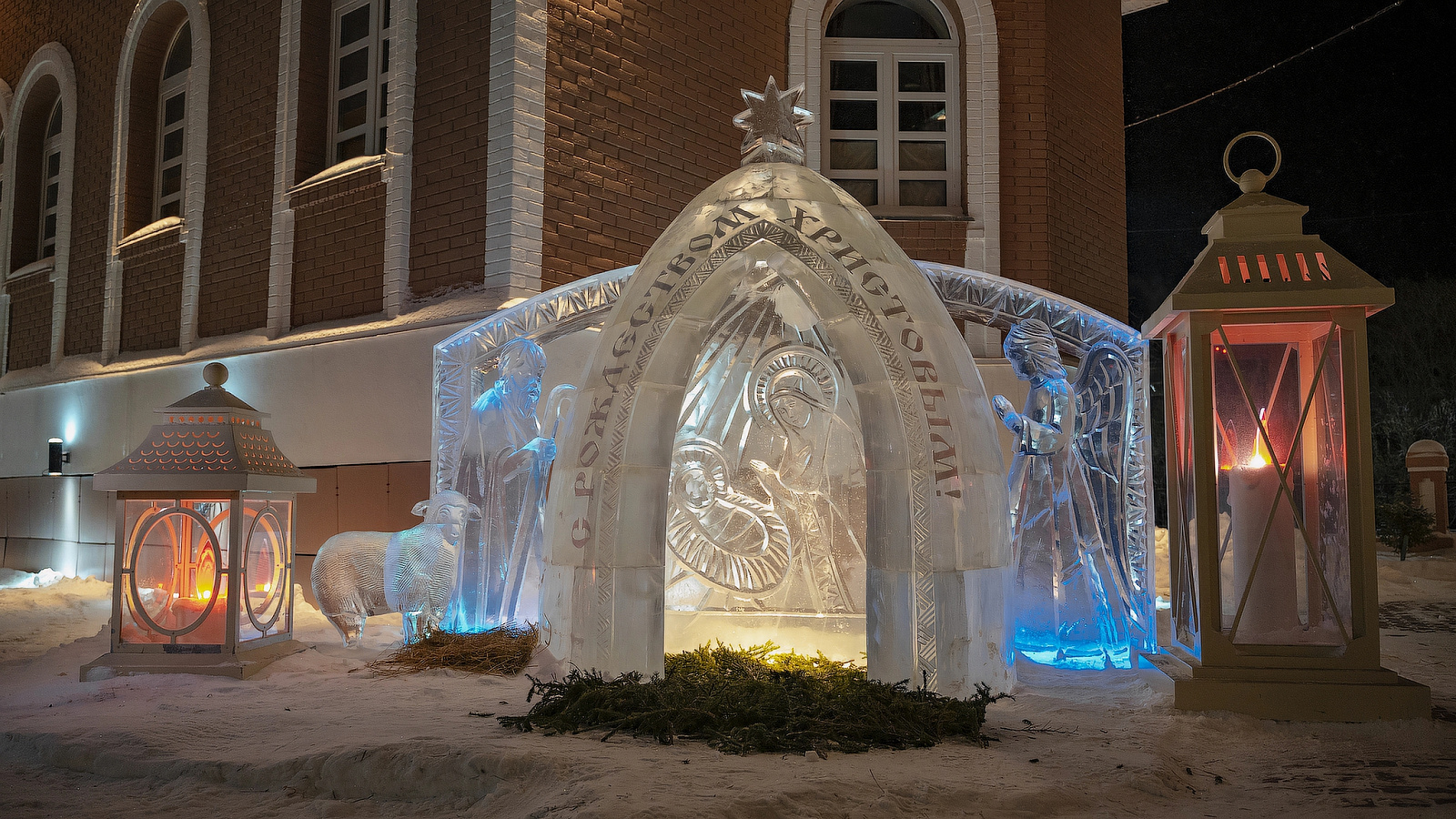 Рождественские вертепы одновременно открылись по всему Ямалу