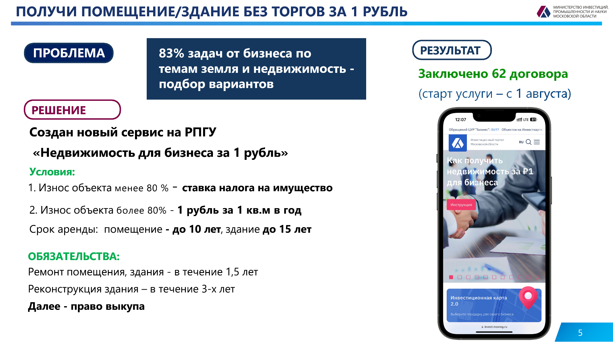 Внедрение системы поддержки новых инвестиционных проектов Стратегия и механизмы реализации проекта
