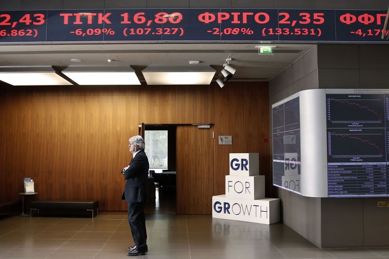 Рынок акций Греции закрылся падением, Athens General Composite снизился на 0,80%